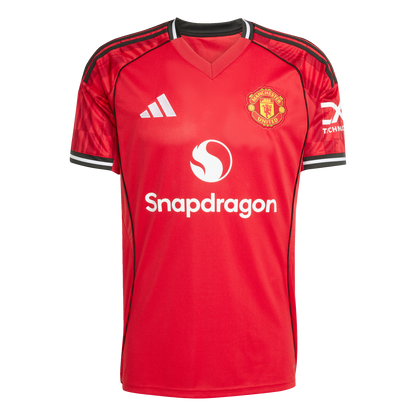 adidas MANCHESTER UNITED 25/26 HOME Soccer Jersey | MUFC Red | Men's