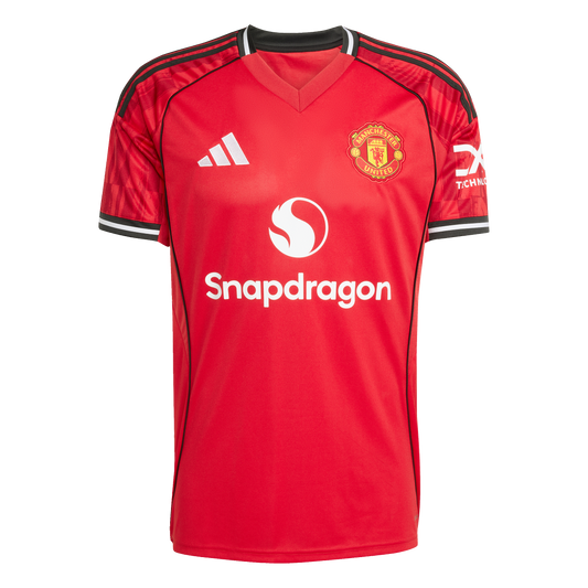 adidas MANCHESTER UNITED 25/26 HOME Soccer Jersey | MUFC Red | Men's
