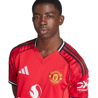 adidas MANCHESTER UNITED 25/26 HOME Soccer Jersey | MUFC Red | Men's