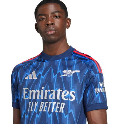 adidas Arsenal 25/26 Away Soccer Jersey | Night Indigo-Grey Two | Men's