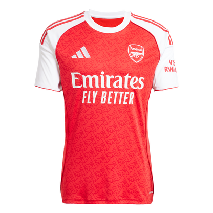adidas Arsenal  25/26 Home Soccer Jersey | Red-White | Men's