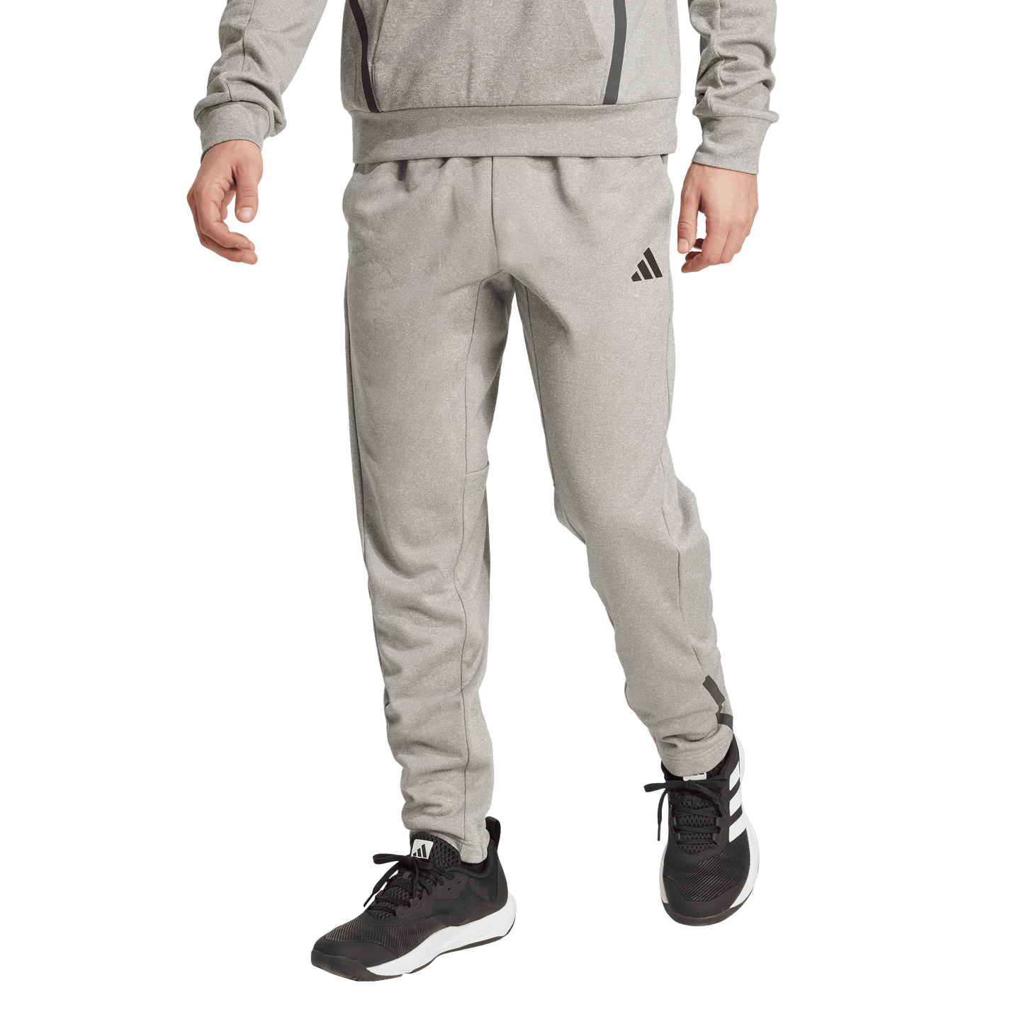 adidas 3 Bar Fleece Pants | Grey | Men's
