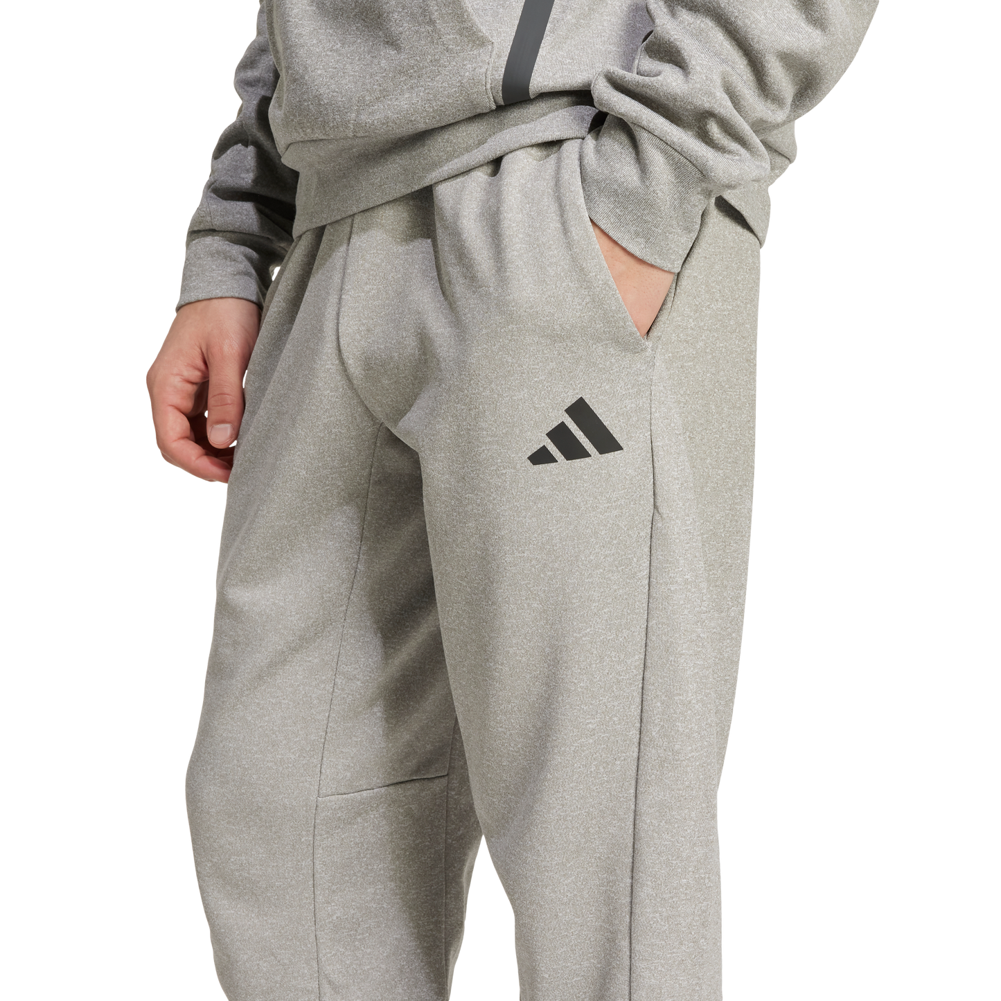 adidas 3 Bar Fleece Pants | Grey | Men's