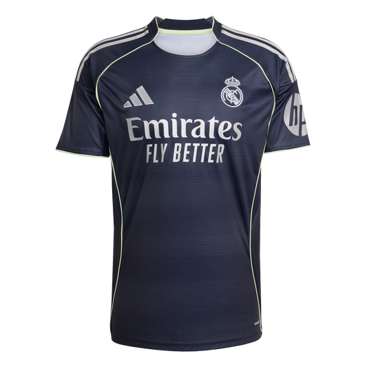 adidas Real Madrid  25/26 Away Soccer Jersey | Navy-Grey | Men's