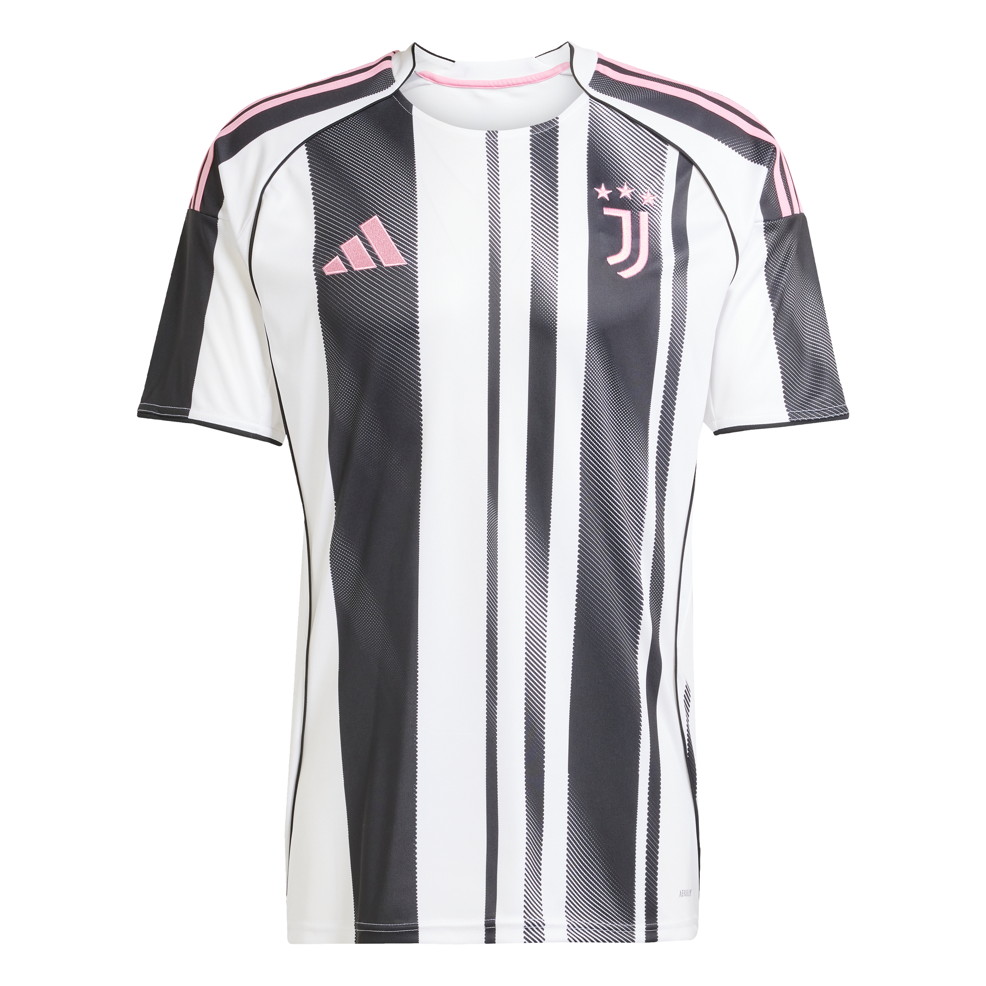 adidas Juventus 25/26 Home Jersey - Men's | White-Black-Pink