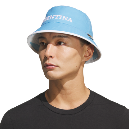 adidas Men's Argentina Fan Bucket | Light Blue / Icey Blue / White