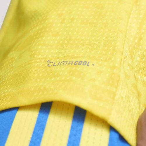 adidas Colombia 26 James Authentic Home Jersey - Men's | Yellow