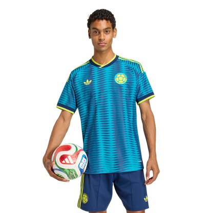 adidas Colombia 26 Away Authentic Jersey | Navy Blue/Petrol | Men's