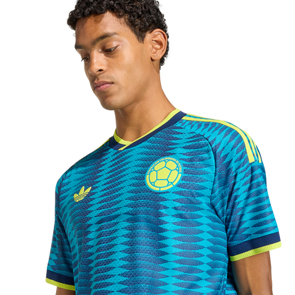 adidas Colombia 26 Away Authentic Jersey | Navy Blue/Petrol | Men's
