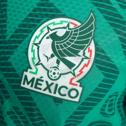adidas Mexico 26 Santi Gimenez Authentic Home Jersey | Bold Green | Men's
