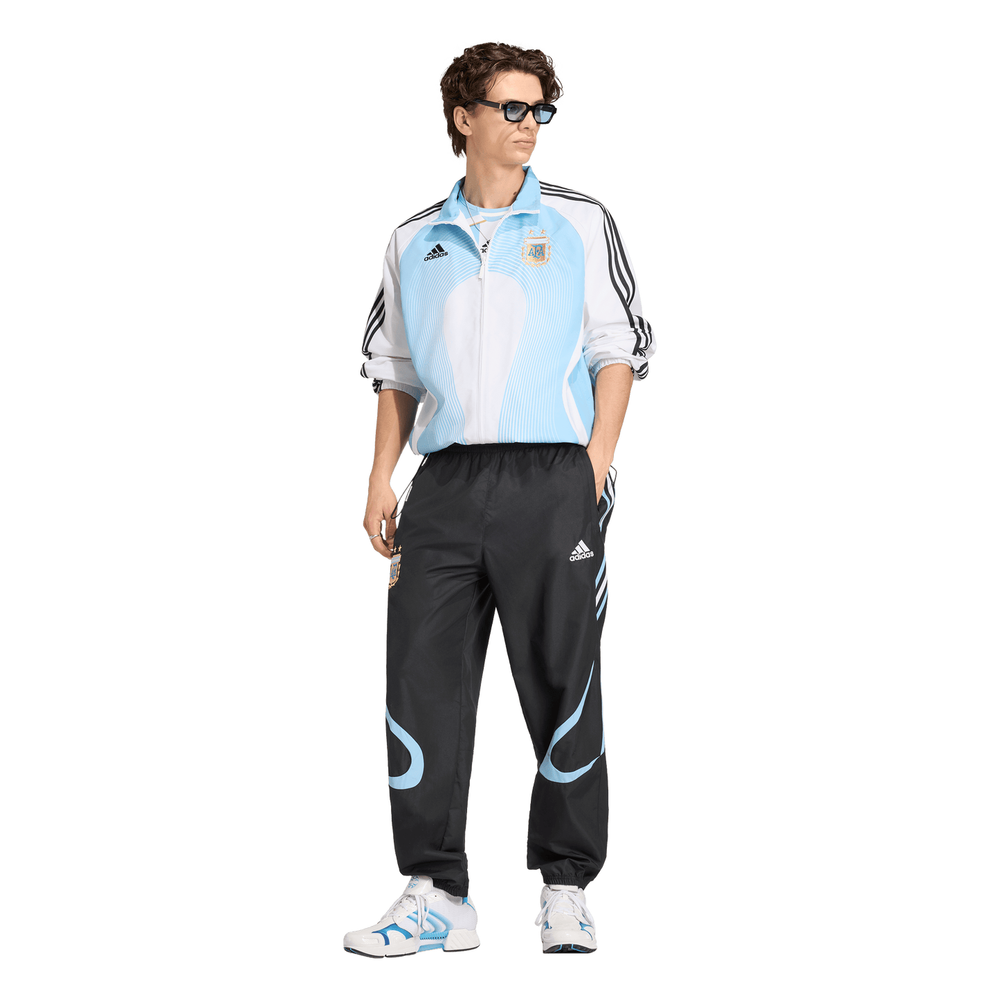 Argentina Home Track Top 2006 | Light Blue/White | Men's