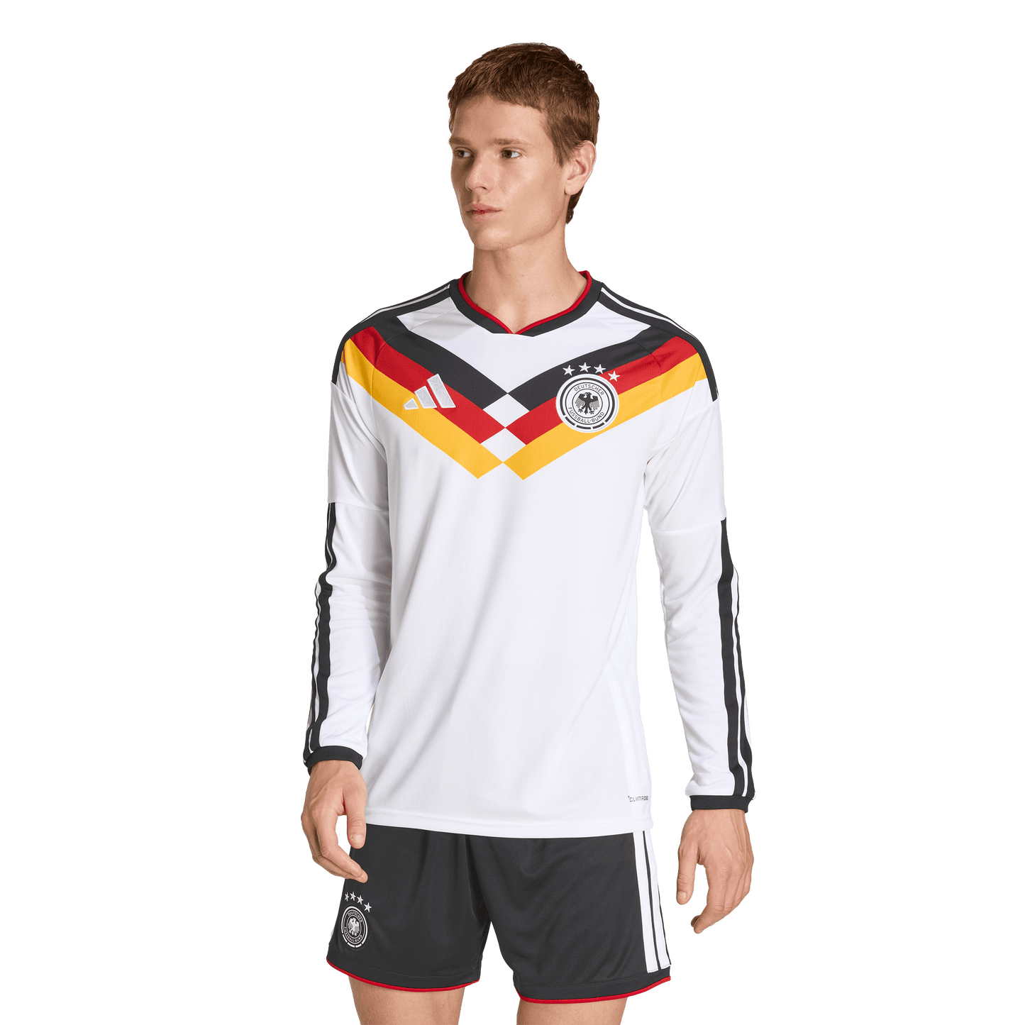 adidas Germany 26 Home Long Sleeve Jersey | White | Men's