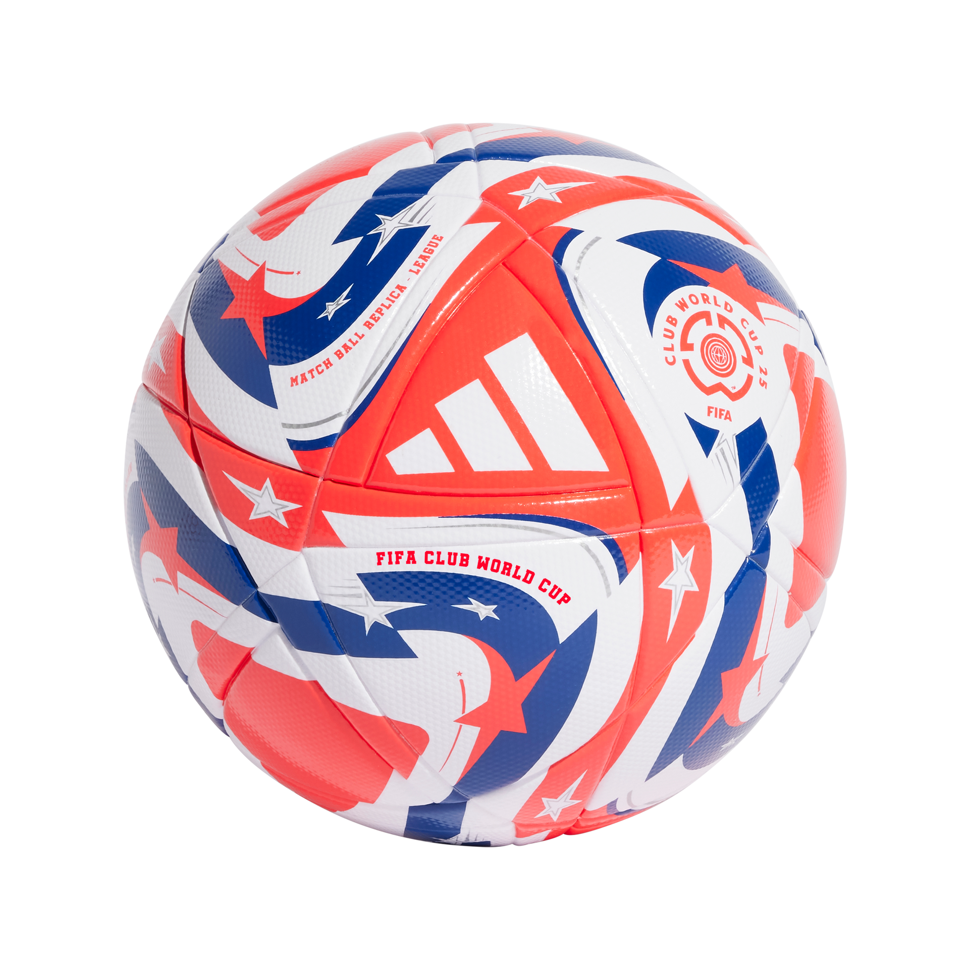 色絵中高杯 adidas FIFA 25 WORLD CUP LEAGUE BALL| White-Lucid Red-Power Blue