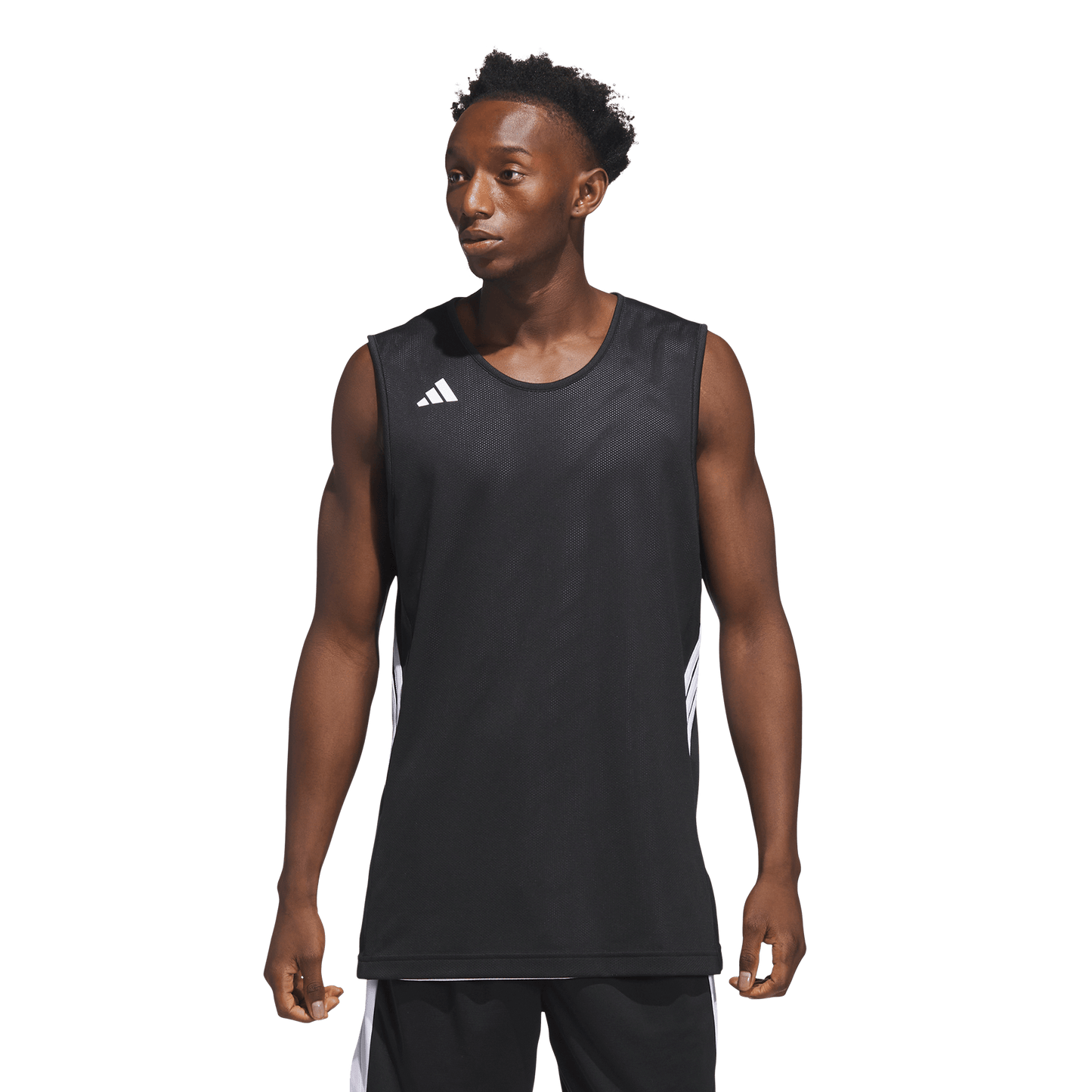 adidas Everyday Pro Reversible Basketball Jersey | Black-White | Men's