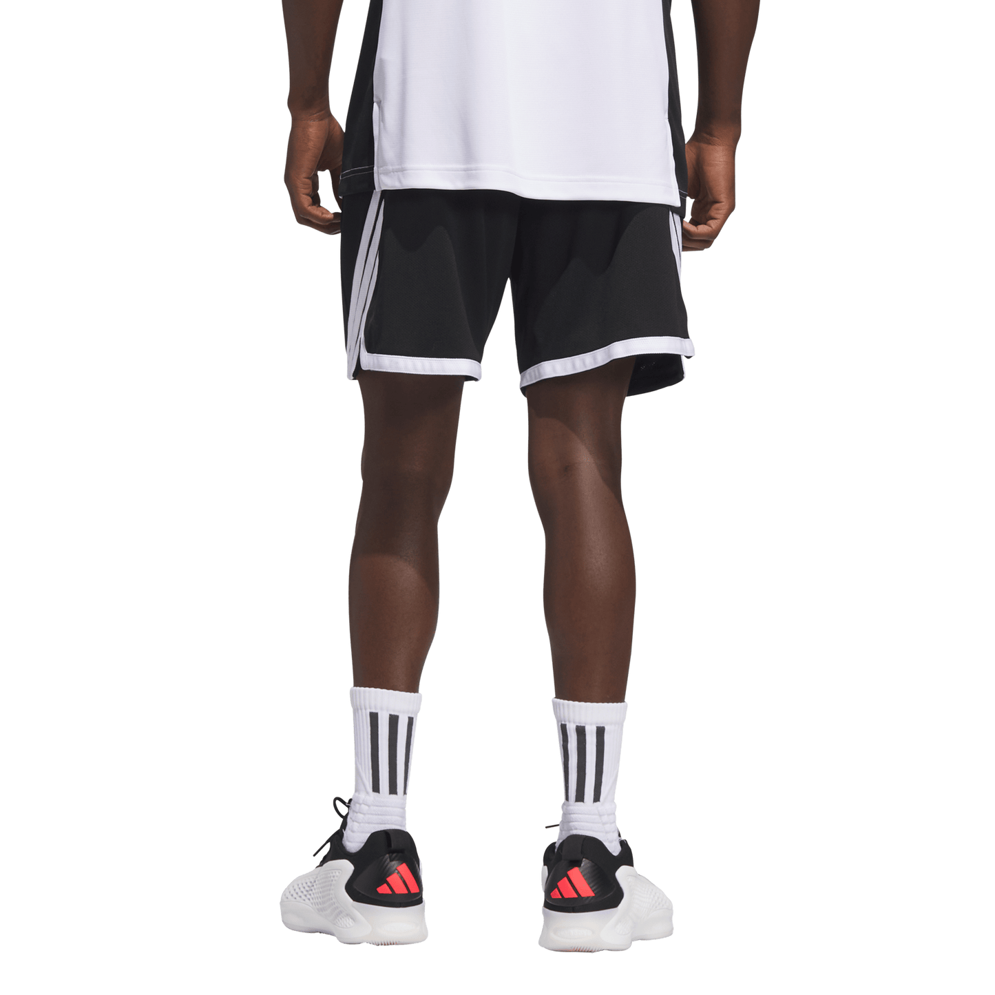 adidas Everyday Pro Basketball Shorts | Black-White | Men's