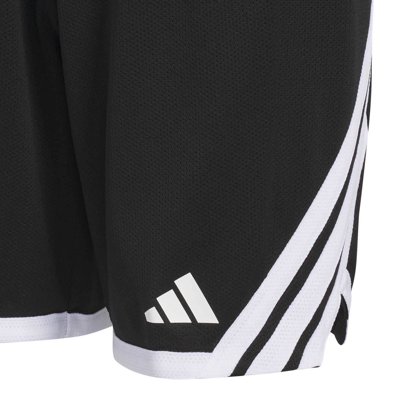 adidas Everyday Pro Basketball Shorts | Black-White | Kid's