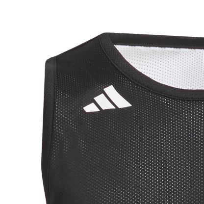 Adidas Everyday Pro Reversible Basketball Jersey | Black-White | Kid's