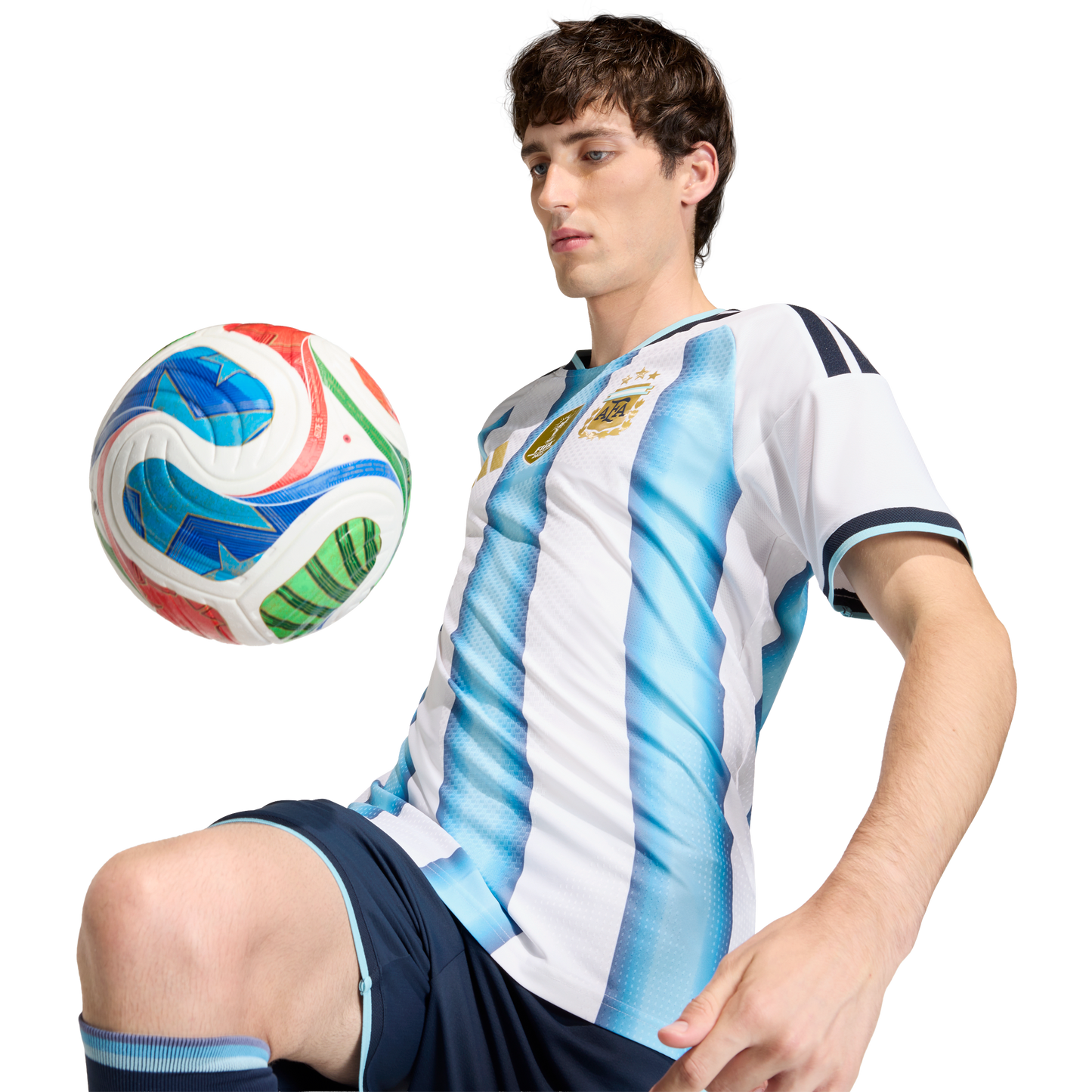 adidas Argentina 26 Authentic Home Jersey | Ice Blue/White | Men's