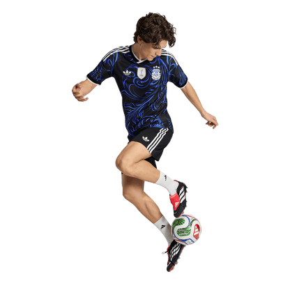 adidas Argentina 26 Away Authentic Jersey | Black / Lucid Blue / Blue Burst | Men's
