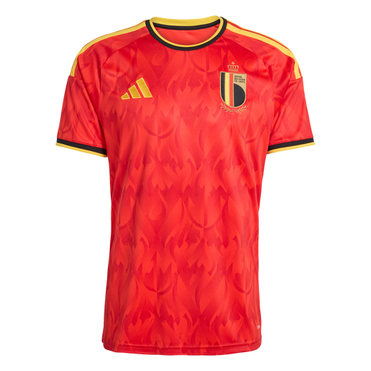 adidas Belgium 26 Home Jersey | Red / Bold Gold | Men's