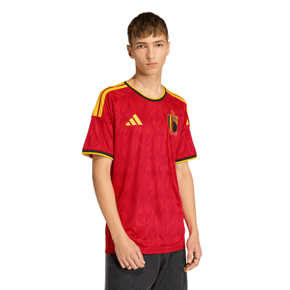 adidas Belgium 26 Home Jersey | Red / Bold Gold | Men's