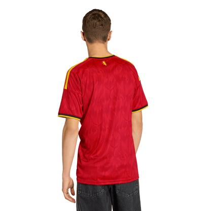 adidas Belgium 26 Home Jersey | Red / Bold Gold | Men's