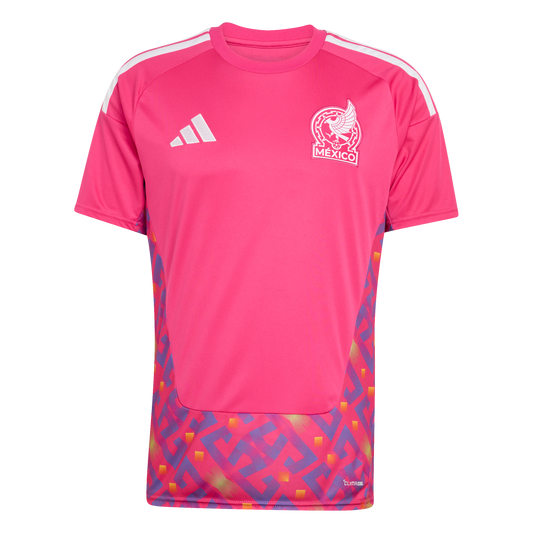 adidas Mexico 26 Home Goalkeeper Jersey | Team Real Magenta | Men's