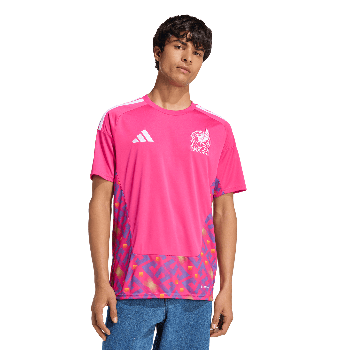 adidas Mexico 26 Home Goalkeeper Jersey | Team Real Magenta | Men's