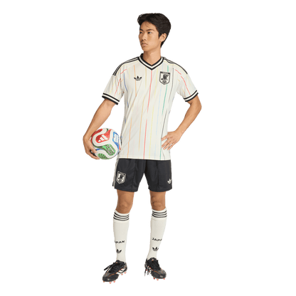 adidas Japan 26 Away Jersey | Off White / Black | Men's