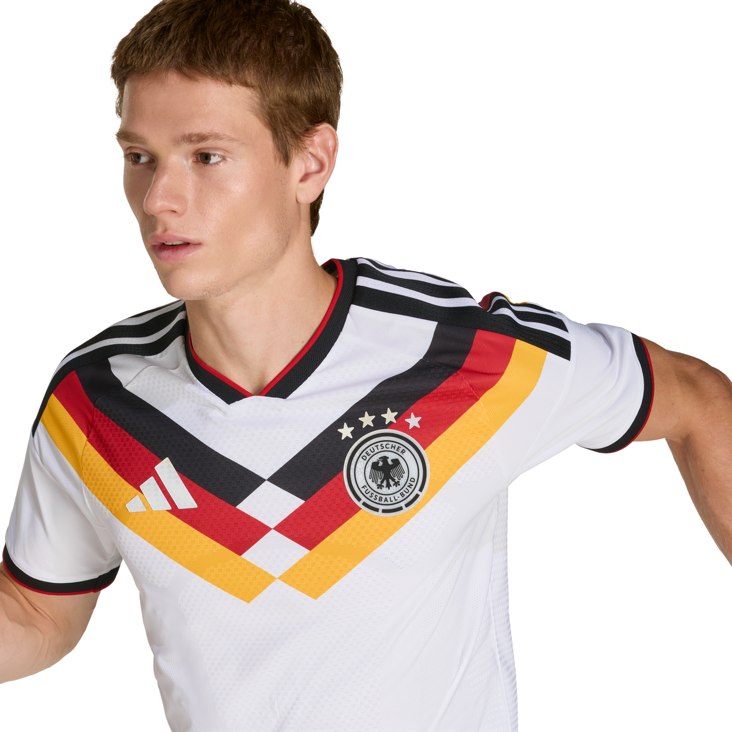 adidas Germany 26 Authentic Home Jersey | White | Men's