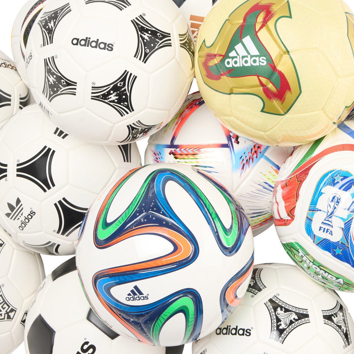adidas FIFA World Cup Historic Mini Ball Set | Collector's Edition adidas FIFA World Cup Historic Mini Ball Set | Collector's Edition
