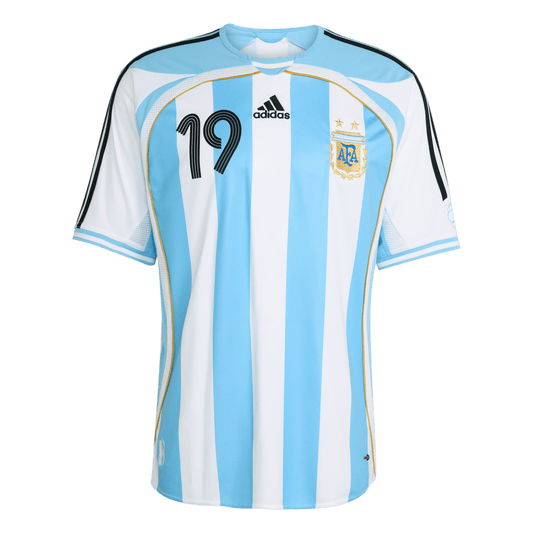 Argentina Home Jersey 2006 Messi | Light Blue/ White | Men's