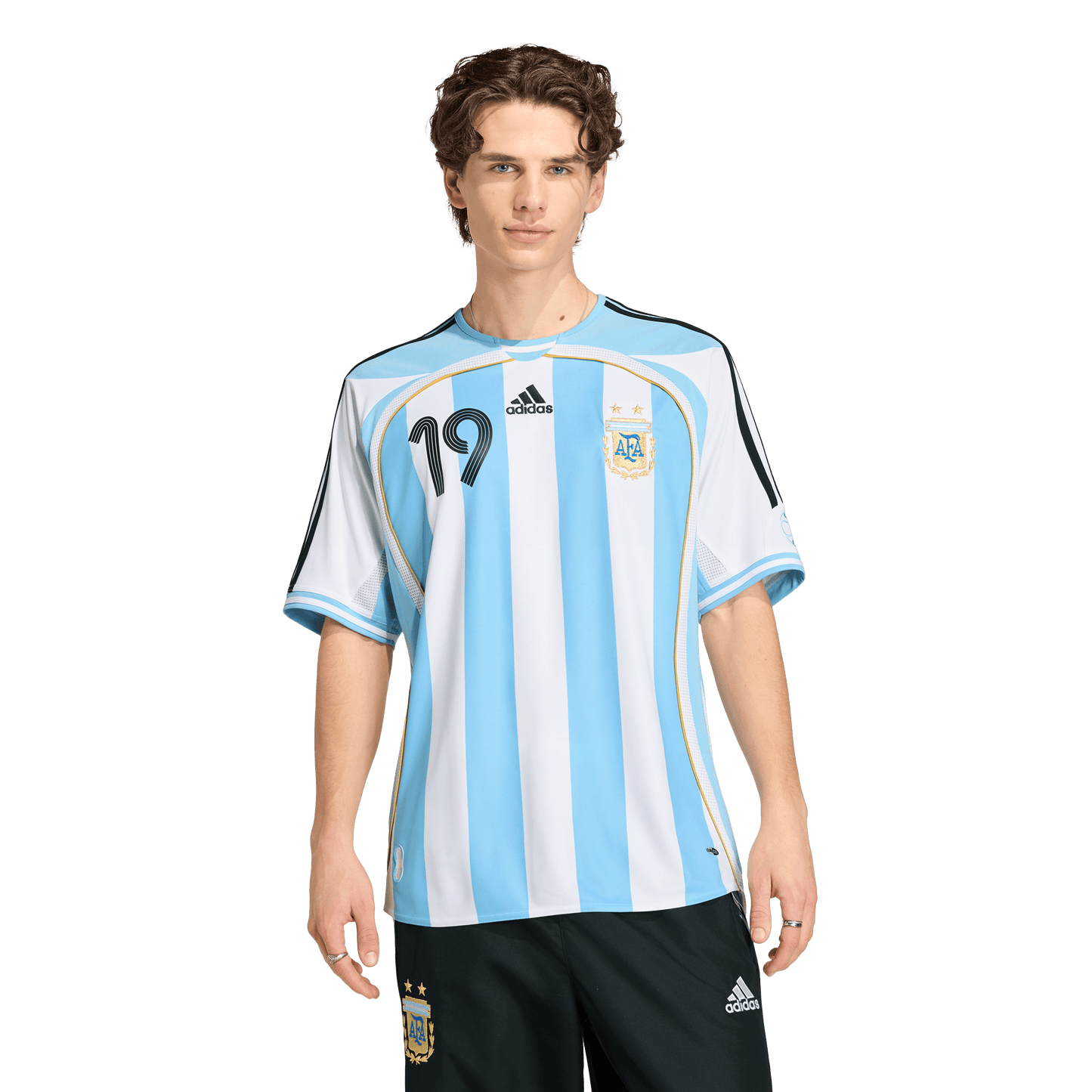 Argentina Home Jersey 2006 Messi | Light Blue/ White | Men's