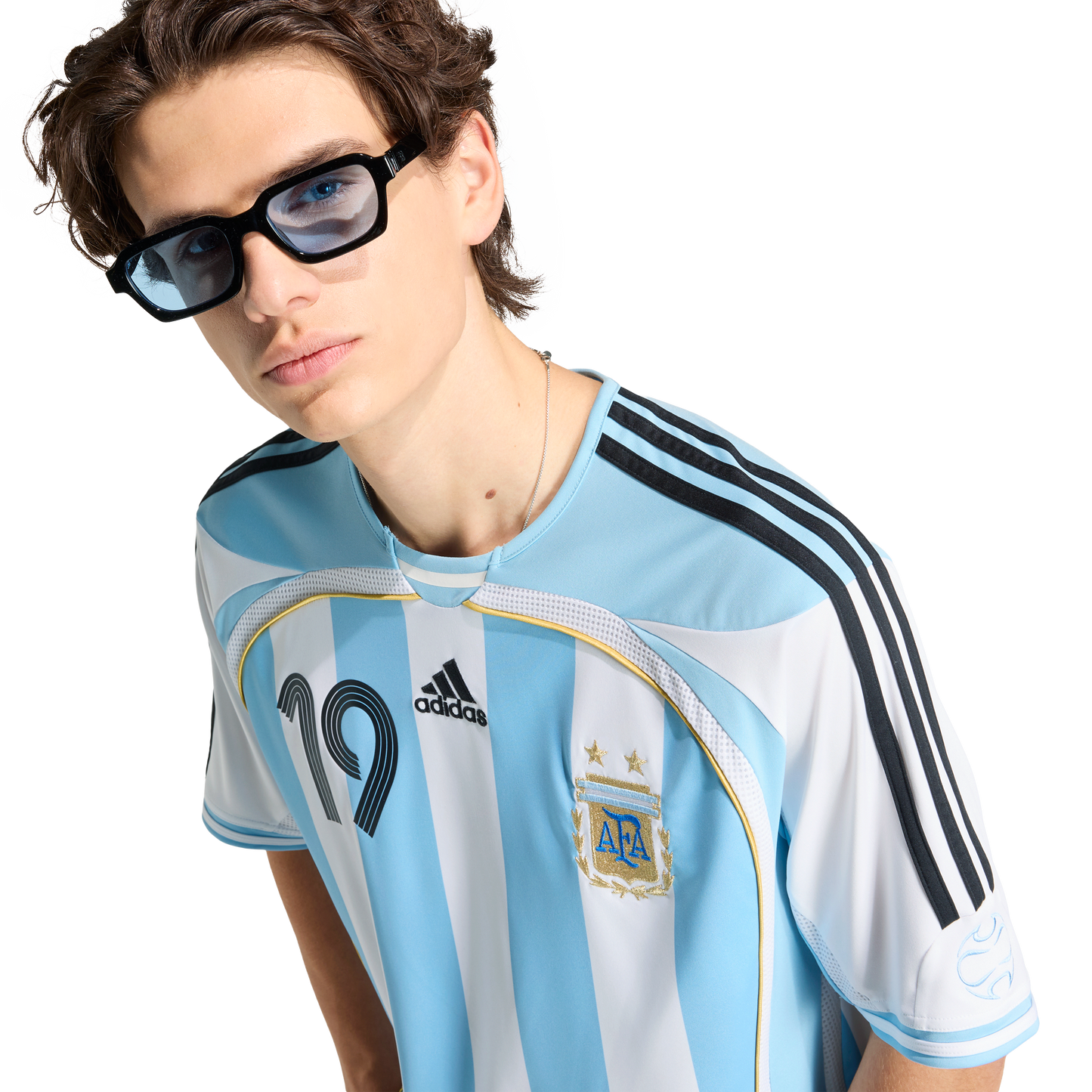 Argentina Home Jersey 2006 Messi | Light Blue/ White | Men's