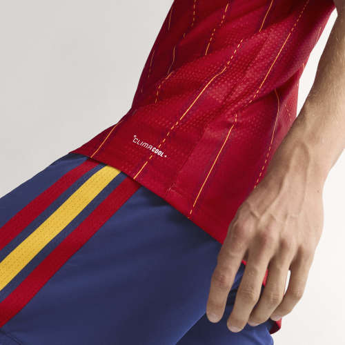 adidas Spain 26 Lamine Yamal Authentic Home Jersey | Vivid Red | Men's