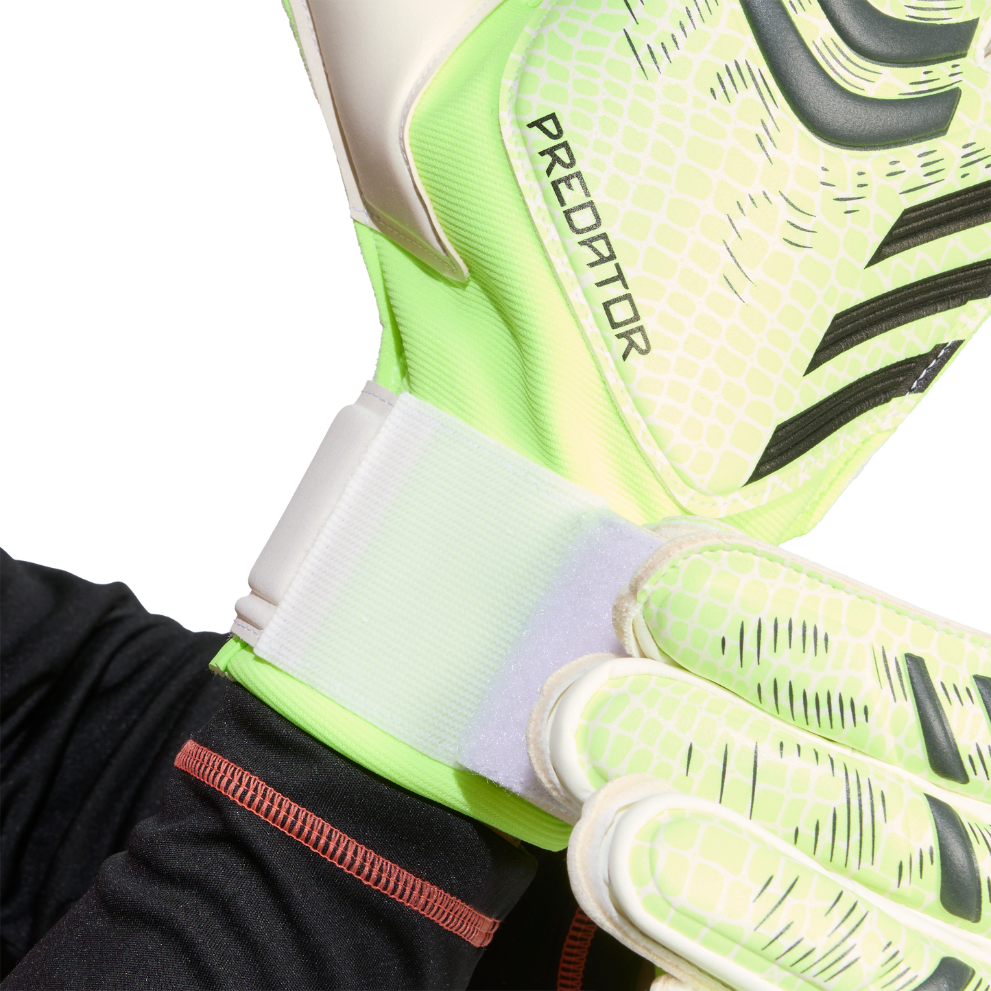 adidas Predator Training Soccer Goalkeeper Gloves | Lucid Lemon/White/Black | Men's