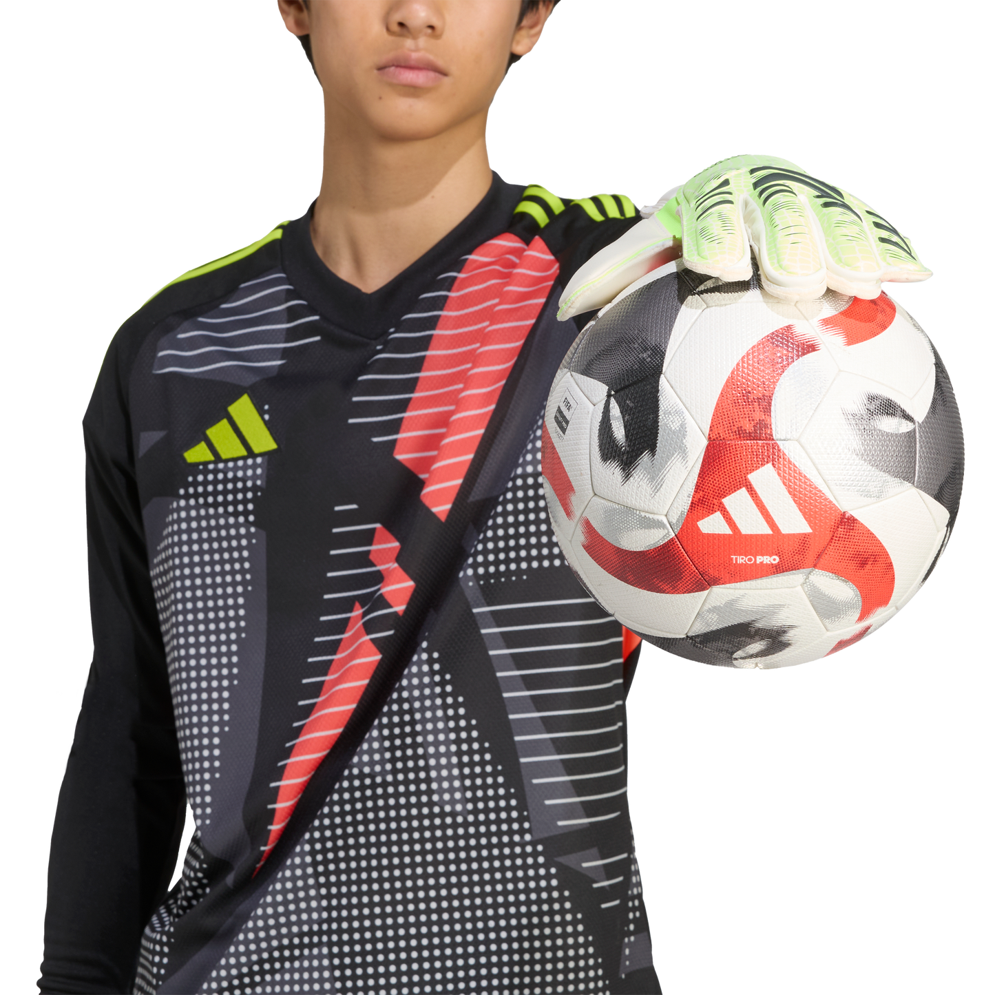 adidas Predator Training Soccer Goalkeeper Gloves | Lucid Lemon/White/Black | Men's