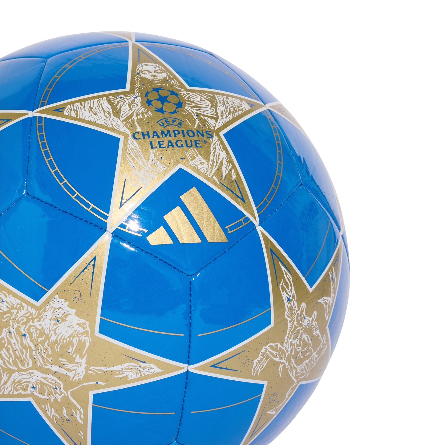 adidas UEFA Champions League 25/26 League Stage Ball | White / Pantone / Matte Gold