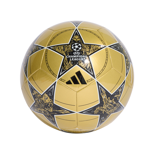 adidas UEFA Champions League 25/26 League Stage Ball | Black / Metallic Gold / White