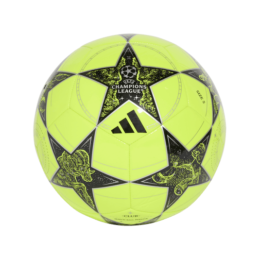 adidas UEFA Champions League 25/26 League Stage Ball | Solar Yellow/Black/Silver Metallic