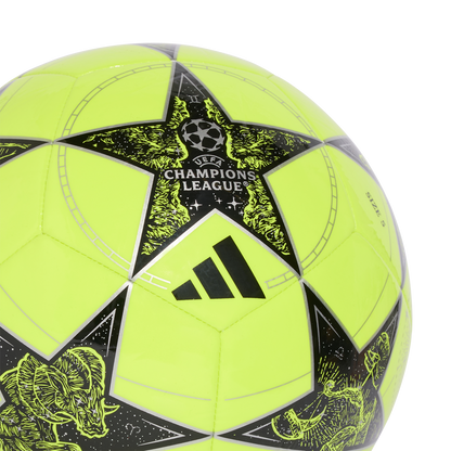 adidas UEFA Champions League 25/26 League Stage Ball | Solar Yellow/Black/Silver Metallic