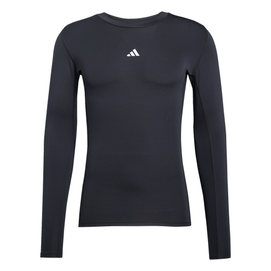 adidas TECHFIT Long-Sleeve Compresion Tee | Black | Men's