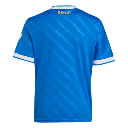 adidas Real Madrid 25/26 Third Soccer Jersey | Blue Bird | Kid's