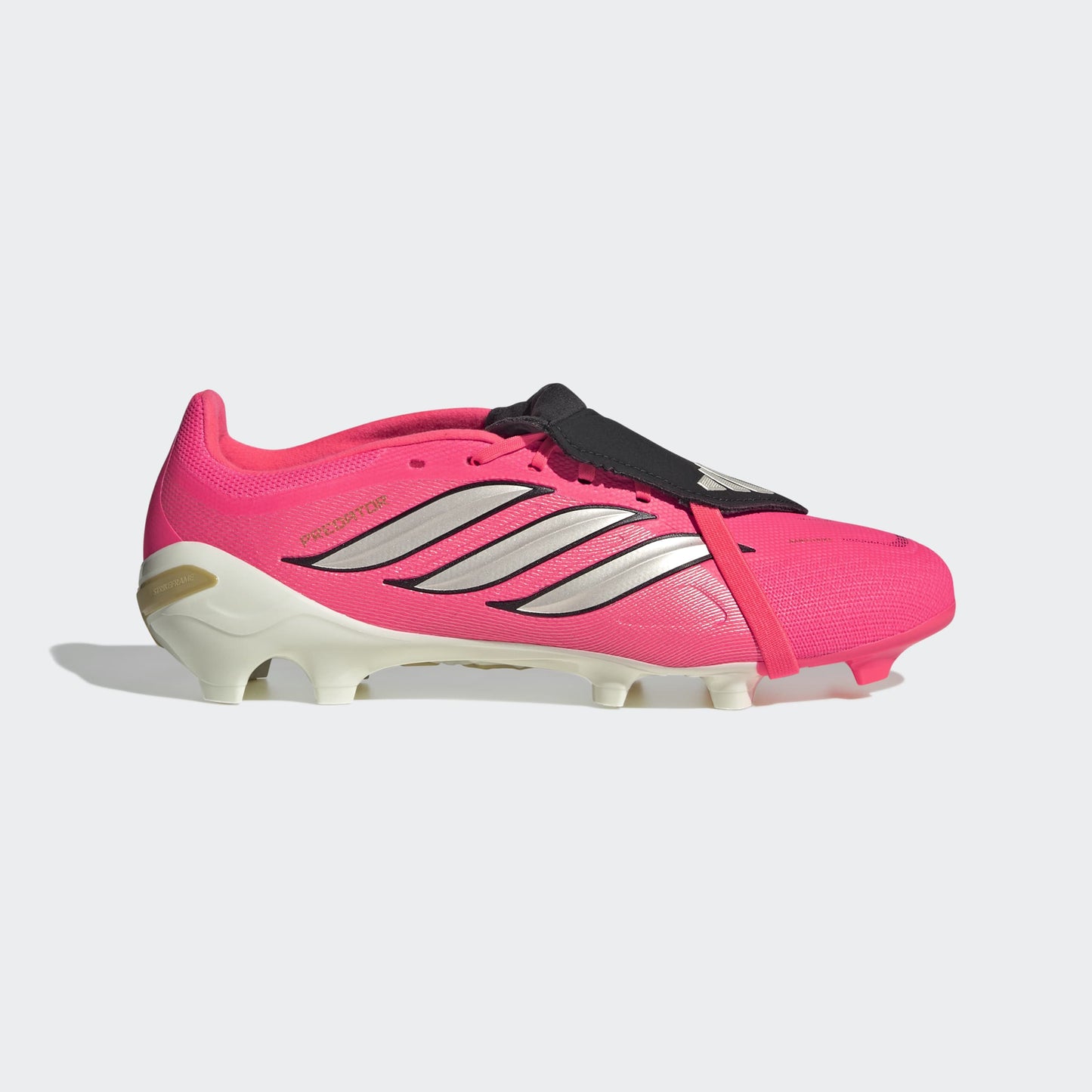 adidas Predator League Fold-Over Tongue FG Soccer Cleats | Solar Turbo / Iron Metallic / Core Black | Men's