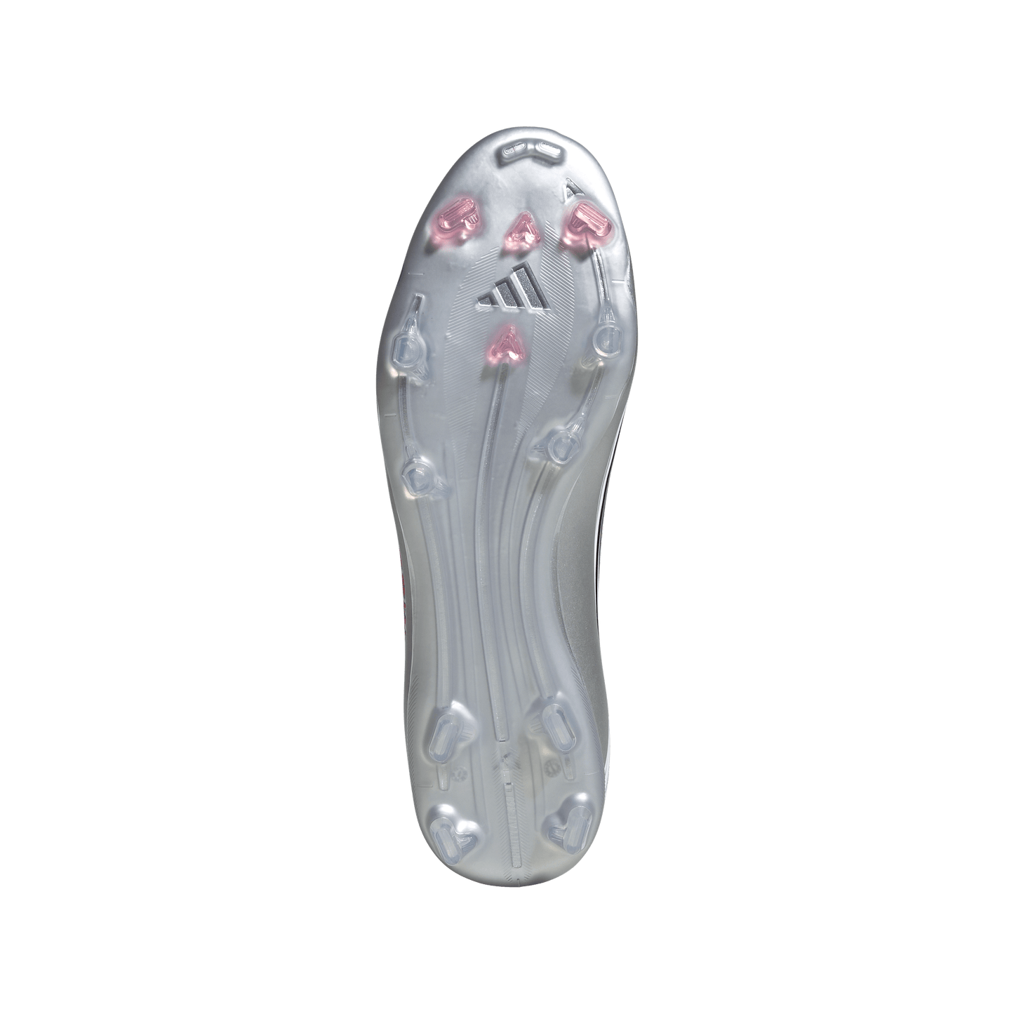 adidas F50 CLUB MESSI Firm/Multi-Ground Soccer Cleats | Cloud White / Lucid Red / Silver Metallic | Men's