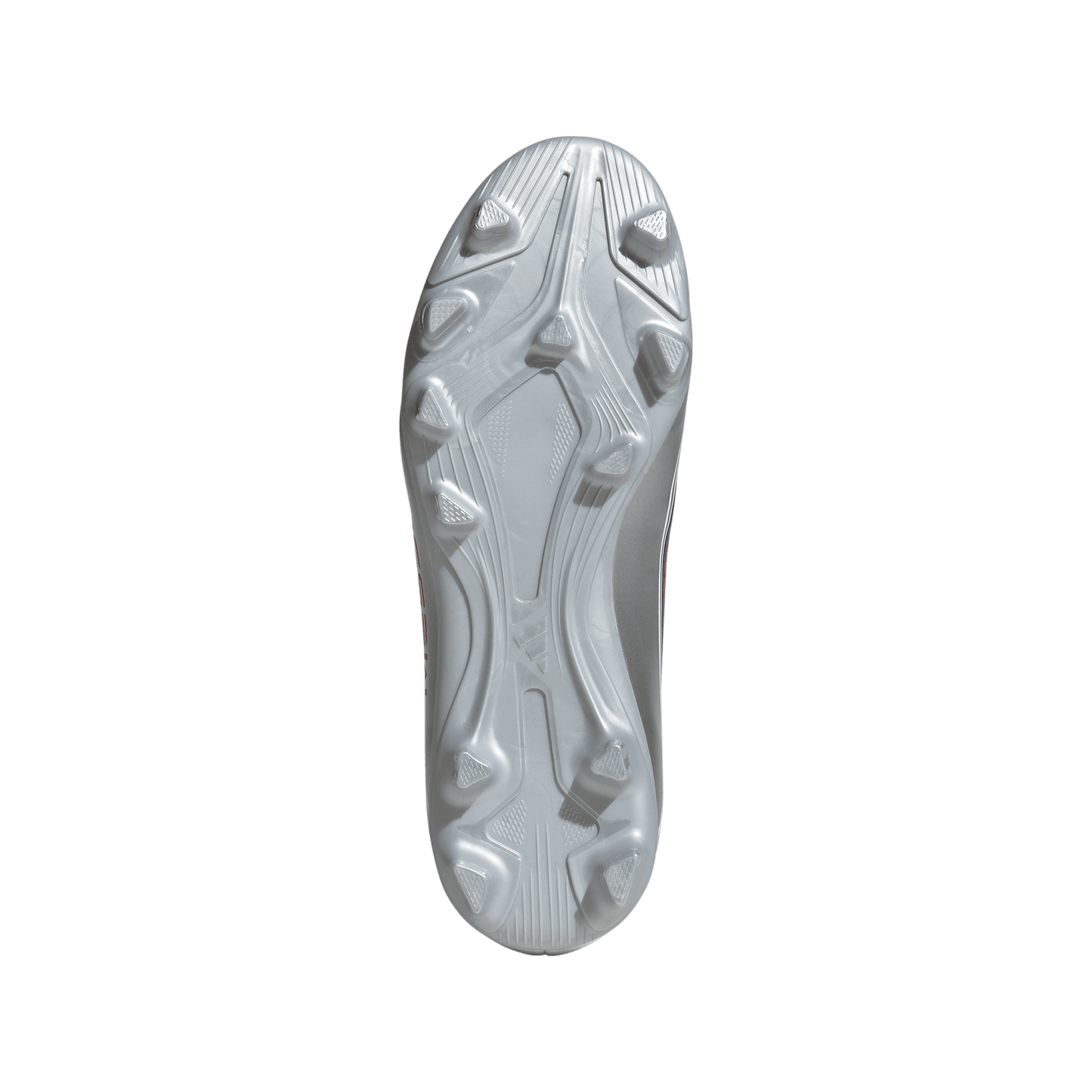 adidas F50 CLUB MESSI Firm/Multi-Ground Soccer Cleats | Cloud White / Lucid Red / Silver Metallic | Kid's