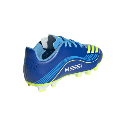 adidas F50 MESSI CLUB FG/MG | Royal Blue / Solar Yellow / Semi Blue Burst | Kid's