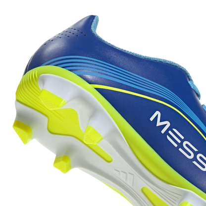 adidas F50 MESSI CLUB FG/MG | Royal Blue / Solar Yellow / Semi Blue Burst | Kid's