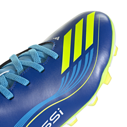 adidas F50 MESSI CLUB FG/MG | Royal Blue / Solar Yellow / Semi Blue Burst | Kid's