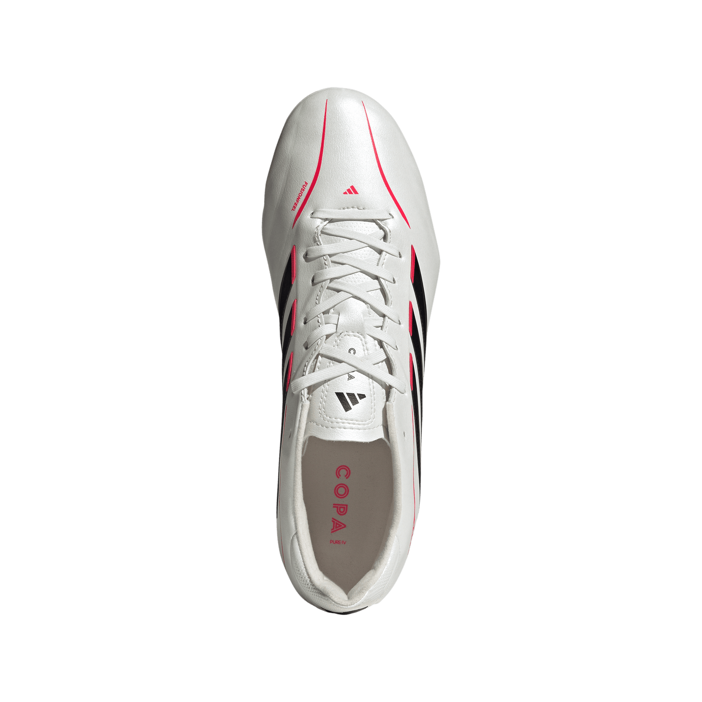 adidas COPA PURE IV LEAGUE Firm/Multi-Ground Soccer Cleats | Zero Metalic / Core Black / Lucid Red| Men's